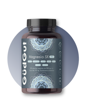Magnesio 5X | Bisglicinato · Citrato · Malato · L-Treonato · Orotato