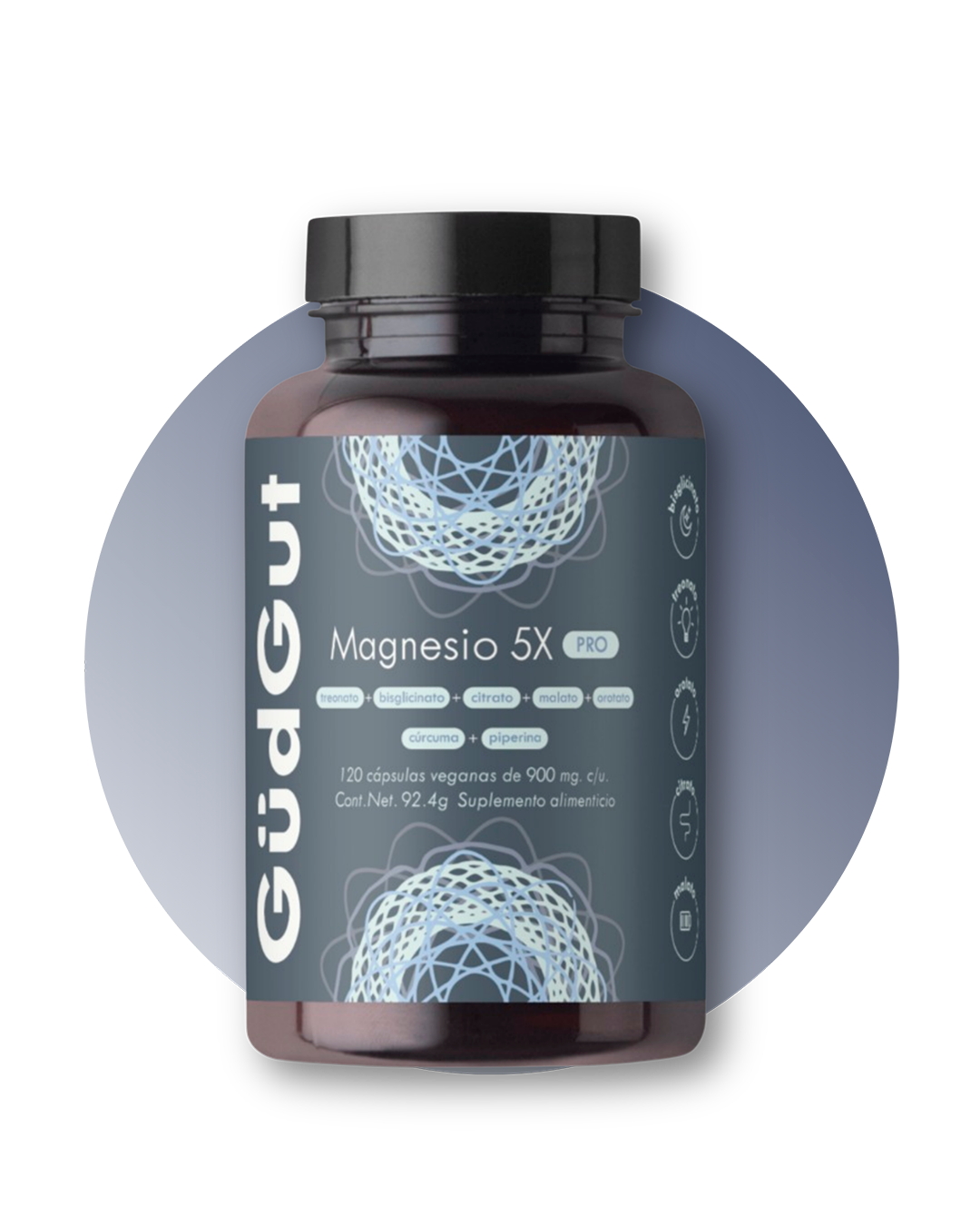 Magnesio 5X | Bisglicinato · Citrato · Malato · L-Treonato · Orotato