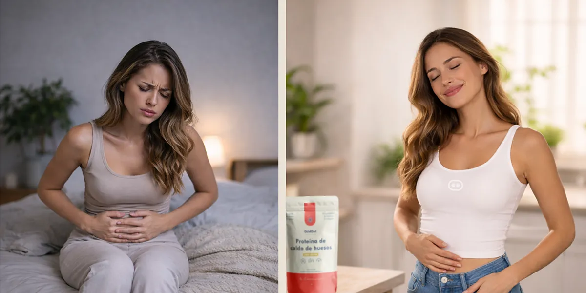 La proteína de caldo de hueso ayuda al intestino y al bienestar digestivo