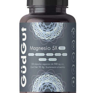 Magnesio 5X | Bisglicinato · Citrato · Malato · L-Treonato · Orotato | 120 Cápsulas Veganas